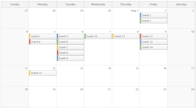Monthly Calendar